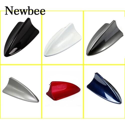 Newbee Car For BMW X5 X6 F30 E46 VW For Honda Styling Auto Roof Decorative Shark Fin Antenna Dummy Aerial Adhesive Universal
