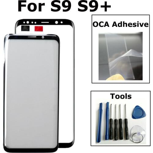 +OCA For Samsung Galaxy S9 G960 S9+ S9 Plus G965 Outer Front Screen Glass Lens
