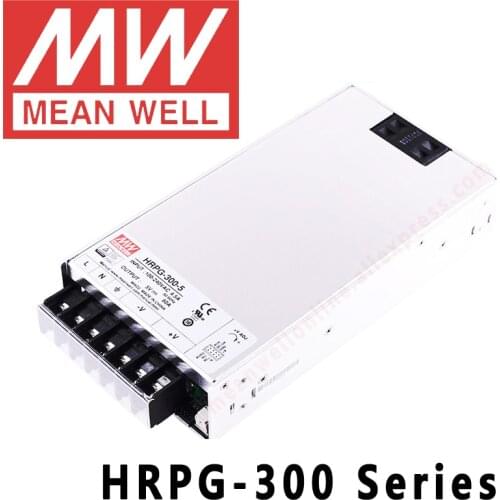 Original Mean Well HRPG-300 series DC 5V 12V 24V 36V 48V meanwell 300W single output with PFC Function Switching Power Supply