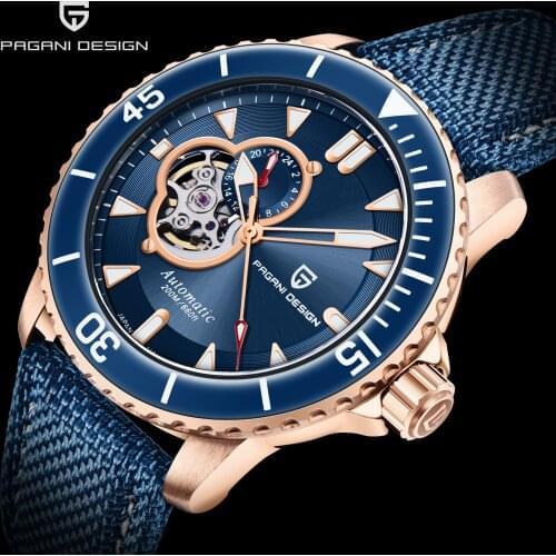 Pagani Design 2021 New Top Brand Fashion Luxury Mens Automatic Mechanical Watches Waterproof Japanese NK39 Sapphire Glass Watch