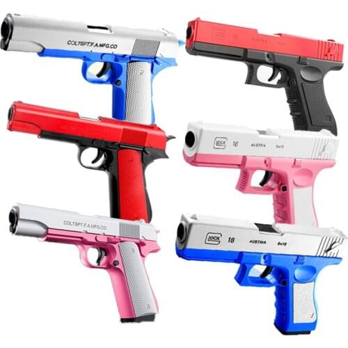 Shell-throwing Refill Darts Airsoft Gun For Nerf Toy Bullets Soft Foam Safe Bullet Glock Gun Weapon Boys Kid Game Children Gift