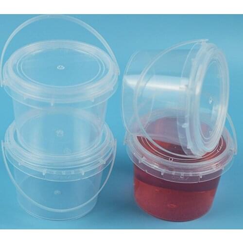 Portable Slime Storage Container Barrel Foam Ball Organizer For Light Clay Foam Slime Mud 300ml U2JD