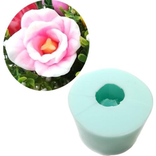 PRZY HC0017 Tulip Mold Soap Molds Flower Soap Mould Silicone Molds Fondant Mold Clay Moulds Candle Chocolate Mould Eco-friendly