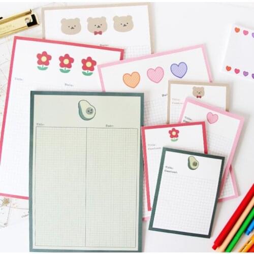 Sharkbang Kawaii Flower 30 Sheets Grid Daily To Do It Check List Memo Pad Note Paper Notepad Paperlaria School Stationery