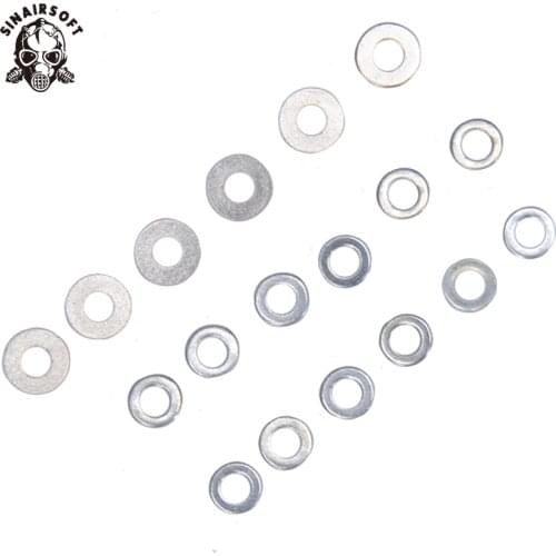 SINAIRSOFT 10pcs/lot Element Shim Set for Airsoft AEG Gearbox Accessories M4 AK G36 M16 KSC IN0911 Hunting Accessories Gun