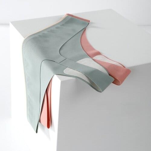 Ice Silk Thongs Sexy Woman G-string Seamless Sports Panties Mulberry Silk Antibacterial Female Underwear Dropshipping 3 Pcs/lot