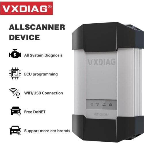 VXDIAG Allscanner OBD2 Scanner professional Diagnostic tool for BMW WIFI/USB Car diagnosis automotivo For Benz For JLR DoIp