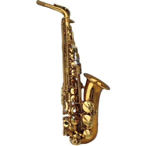 High Grade Classical Type / Gold Lacquer/ Imported Germany Copper Alto Saxophone