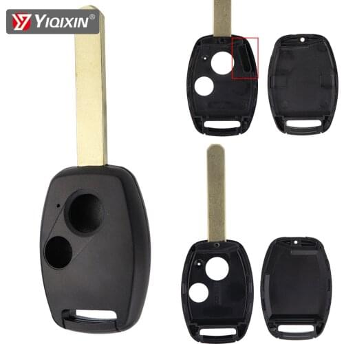 YIQIXIN 3 Button Car Remote Key Shell Cover Case Fob For Honda Accord Civic Pilot Jazz CRV Odyssey Fit City HON66 Uncut Blade