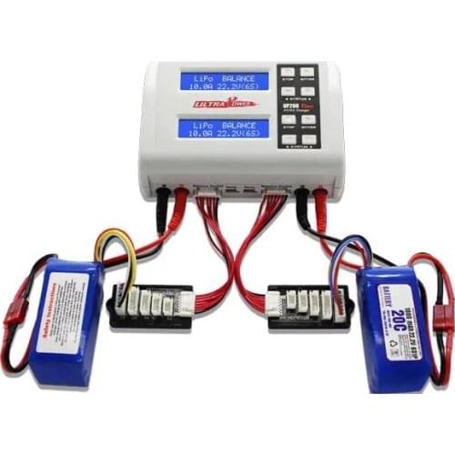 Ultra Power UP200 DUO AC DC 2X100W Lipo Battery Balance Charger discharger for RC Drone Quadcopter Airplane