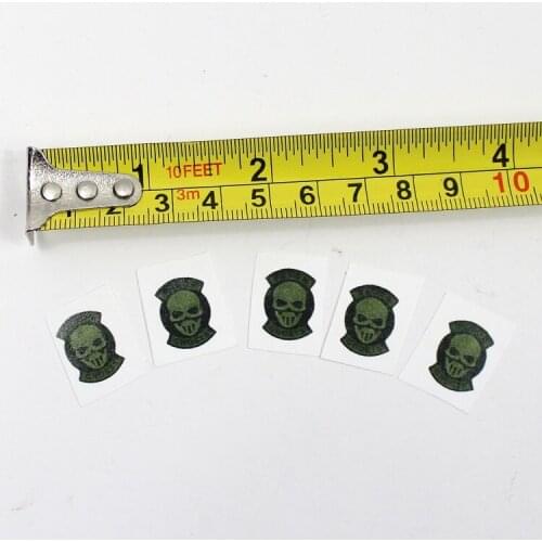 1/6 Scale 5pcs Skull Head Stickers Models for 12''Figures Bodies Accessories