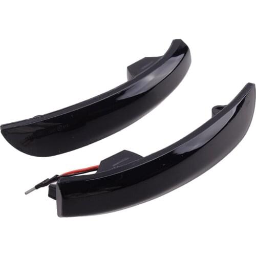 1 Pair Car Sequential Dynamic LED Side Rearview Mirror Turn Signal Blinker Light Fit For Ford Kuga Escape EcoSport 2013-2018