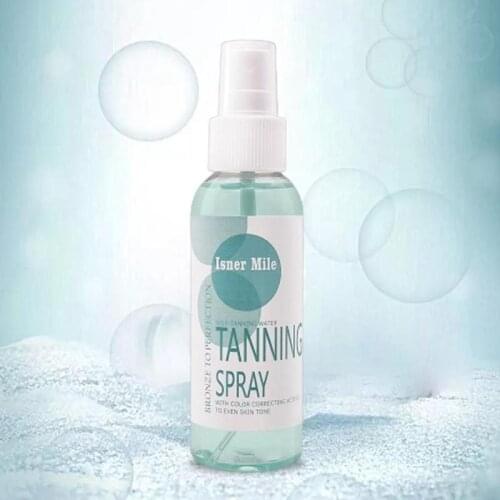 100ml Multi-Purpose Hydrating Self Tanning Water Salon Bronzer For Face Mist and Body Tanning Spray long lasting SPF0