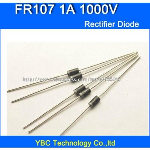 1000pcs/lot FR107 1A/1000V Fast Recovery Rectifier Diode