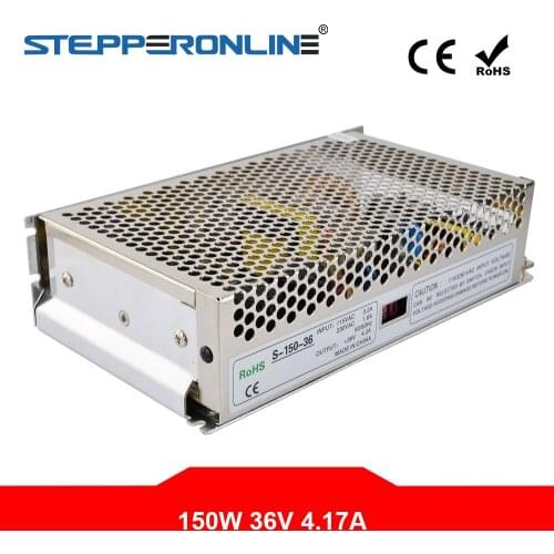 150W 36V 4.17A 115/230V Switching Power Supply for Stepper Motors/ 3D Printer/ CNC Router Kits
