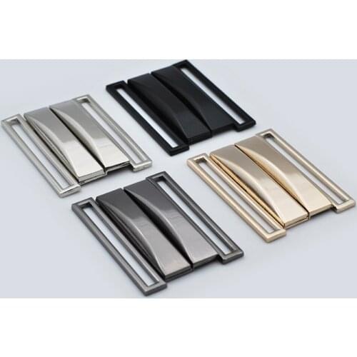 2pcs 30/35/40/50/60/70mm Metal Belt Buckles Women Coat Down Jacket Pants Buttons Crafts Decoration DIY Garment Sew Accessories