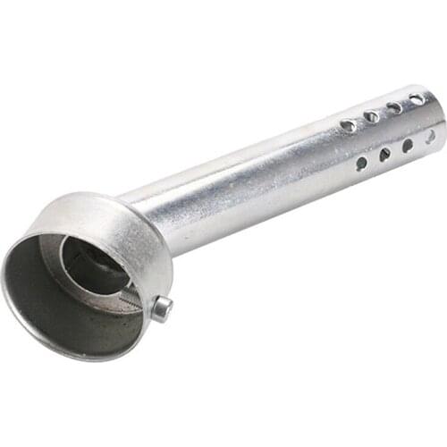 48mm Motorcycle Angled Exhaust Muffler Insert Baffle End Can DB Killer Silencer Muffler Elbow Length 17.5CM