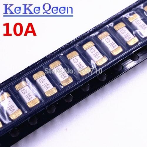 5*10pcs=50pcs 1808 SMD 1A 2A 3A 5A 10A Each 10PCS fuses disposable fuse SMT