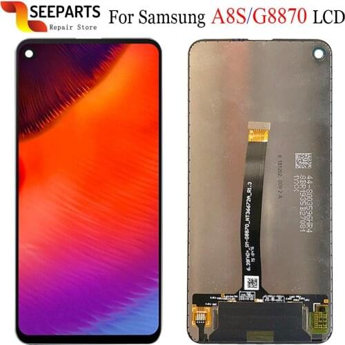 6.4'' For SAMSUNG Galaxy A8S LCD G8870 G8870 G887FZ G887FZ Display With Touch Sensor Digitizer Assembly For Samsung G8870 LCD
