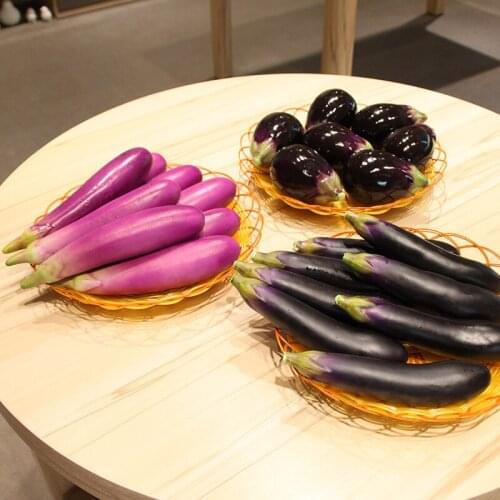 7- high imitation true and false fruits and vegetables aggravate pumpkin eggplant potato early teaching toy model decoration