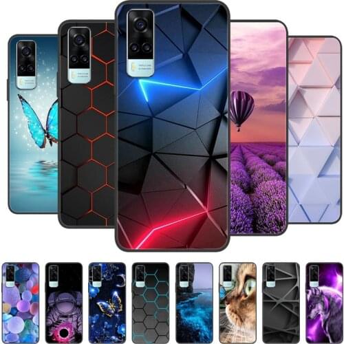 For Coque vivo Y31 2021 Case Silicon Back Cover Phone Case For Vivo V2036 Cases Soft bumper Funda for Vivo Y 31 VivoY31 2021 Bag
