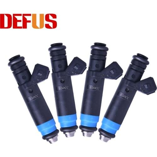 4pcs High Performance Bico Fuel Injector F127B00418 80lb EV1 850CC Nozzle For V8 LT1 LS1 LS6 Flow Matched Injection Modified Car