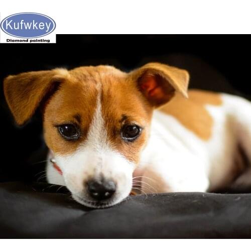 Jack russell terrier diy Diamond Painting kits 3d Cross Stitch 5d Diamond Embroidery sale Patterns rhinestones Mosaic animal dog