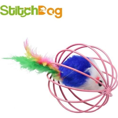 Cage mouse pet cat toy cat scratch ball toy mouse pet supplies cat toy