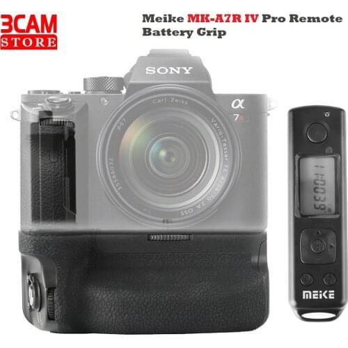 Meike Remote Battery Grip MK-A7R IV Pro with Vertical Shutter Function For Sony a7RIV, a7IV, a9II Camera, Battery Caddy