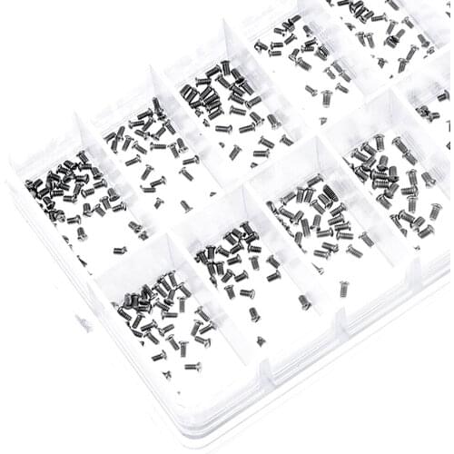 Micro Sunglass Glasses Watches Spectacles Screws 12 Size Mixed Kit Repair