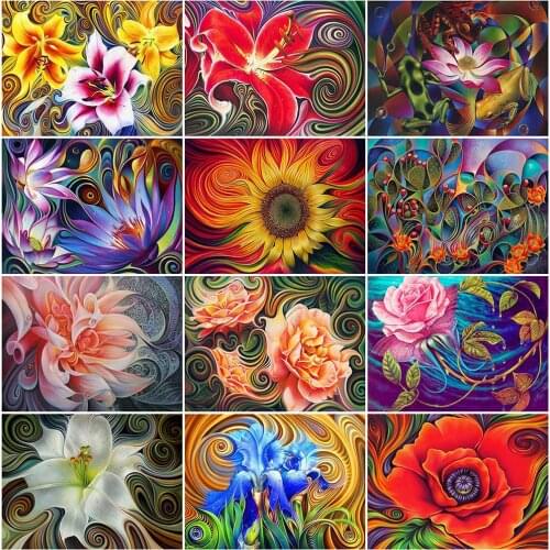 MomoArt Diamond Painting Sunflower Picture Of Rhinestones Diamond Embroidery Flower Cross Stitch Mosaic Full Square Wall Decor