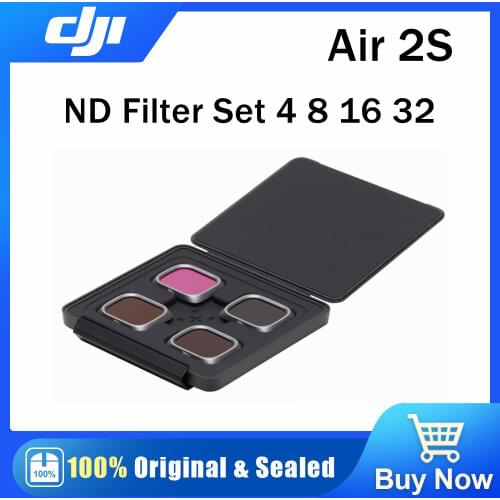 DJI Air 2S ND Filter Set ND 4 8 16 32 Original Drone Accessories for Mavic Air 2S Camera Lens Filter Kit