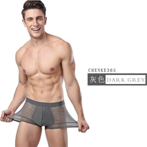 Free Shipping sexy mens underwear bamboo fiber ice silk male Modal pants Mens SIZE L XL XXL XXXL #7014R1