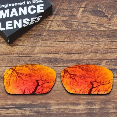 ToughAsNails Resist Seawater Corrosion Polarized Replacement Lenses for Oakley Scalpel Sunglasses Orange Red (Lens Only)