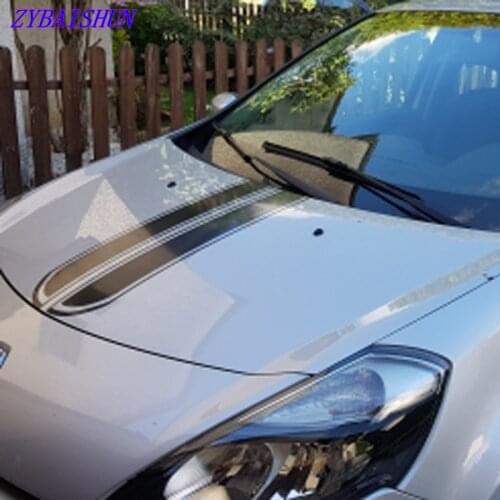 Universal 130cm x 24cm Car Hood Styling Reflective Decal Stripe Vinyl DIY for Volkswagen POLO Tiguan Passat Golf EOS Scirocco