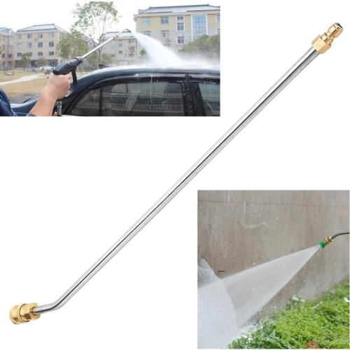 30 Degree Curve Rod 1/4 Inch Quick Connect High Pressure Washer Gutter Cleaner For Lance/Wand Stainless Steel