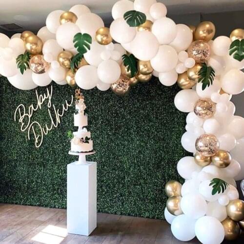 Adult Birthday Party Wedding Celebration Balloon Arch Theme Party Room Decoration Background Wall