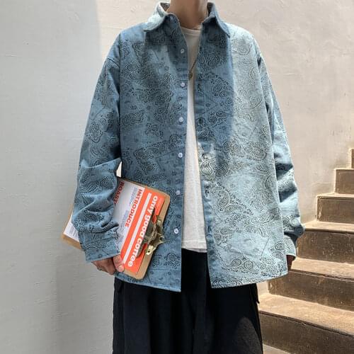 Мужские джинсовые рубашки YaSuGuoJi China At AliExpress