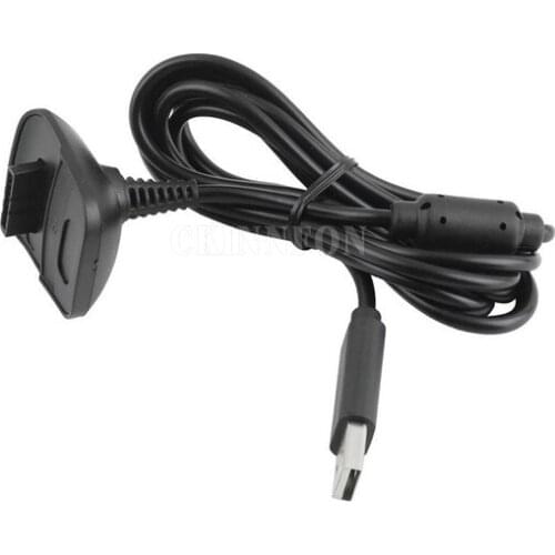 1000Pcs/Lot DC 5V Black 1.5 m USB Charging NI Cable CA USB Charger For Xbox 360 Wireless Game Controller