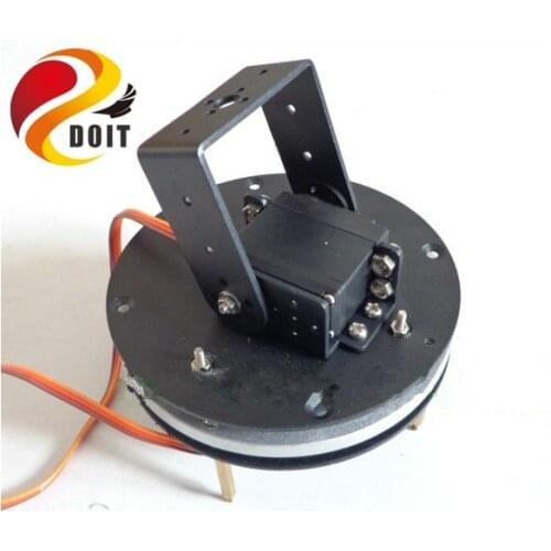 2 DOF Robot Arm Steering Gear Disc Robotic Manipulator Servo Turntable Base Frame Robotic Arm Base Toy