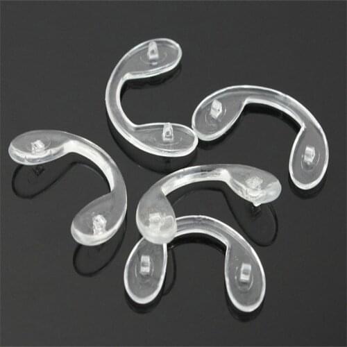 3Pcs/Lot U Style Silicone Conjoined Eyeglass Soft Nose Pads Non-slip U-shaped Nasal Pads for Glasses Accessories