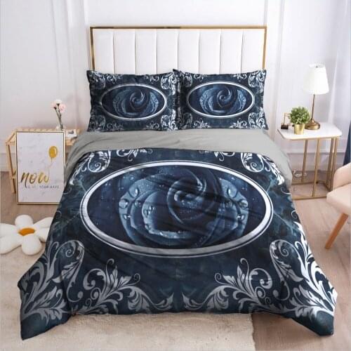 3D Nordic Flowers Design Bedding Sets Duvet Covers Sets Comforter Bed Set Quilt Cover Twin Single Double Size Home Textile