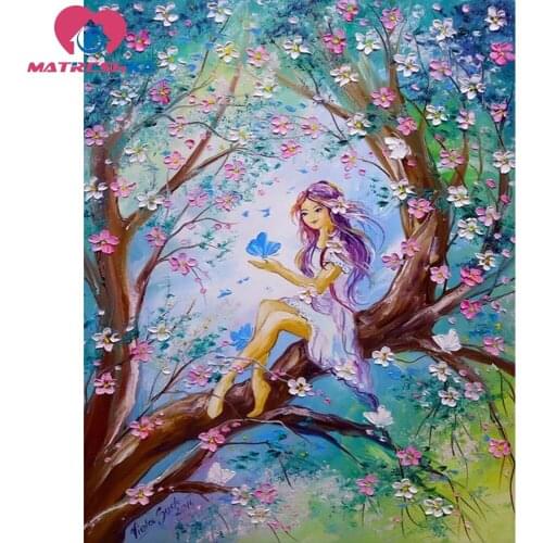 Diamond painting landscape decoration pictures diamond embroidery girl diamond mosaic sale cross-stitch kits hobbies and crafts