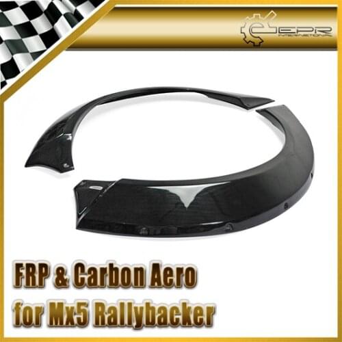Car-styling For Mazda Rallybacker NC FRP Fiber Glass Rear Wheel Arch(pair of rear arches only) In Stock