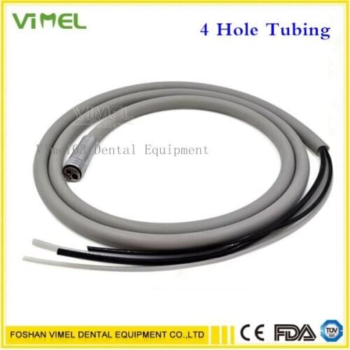 Free shipping Dental chair accessory 4 Holes dental hand piece hose tubes for Dental Air Turbine Motor Hand piece