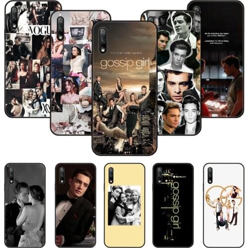 Phone Case For Huawei Honor 9X 10 9 20 8X 8A 8S 7X 7A i A Pro Play Lite Black Cover Coque Tpu Prime Soft Tv Gossip Girl