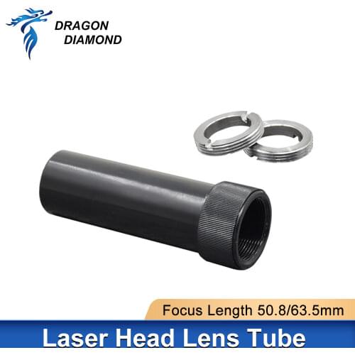 DRAGON DIAMOND CO2 Lens Tube for Lens Laser Engraver D20 50.8/63.5mm for CO2 Laser Head Cutting Machine