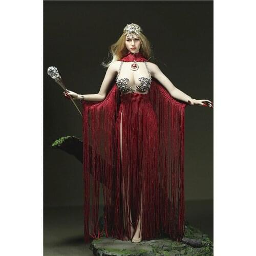 1/6 scale figure doll accessories Fringed dress for 12" action figure doll fits PHICEN body.not included doll and other E2456