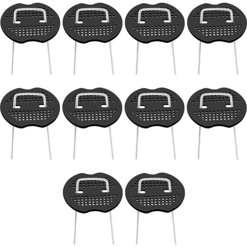 Lawn Fixer Artificial Grass U-shaped Ground Nail Metal Garden Pins U Type Netting Galvanized Steel Work Pegs Gardening Nails