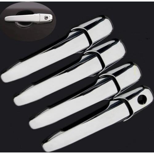 FUNDUOO For Mazda CX-7 / CX-9 2007-2015 Mazda RX8 2004-2012 Mazda Primacy 2005-2009 Chrome Car Door Handle Cover Trim Sticker